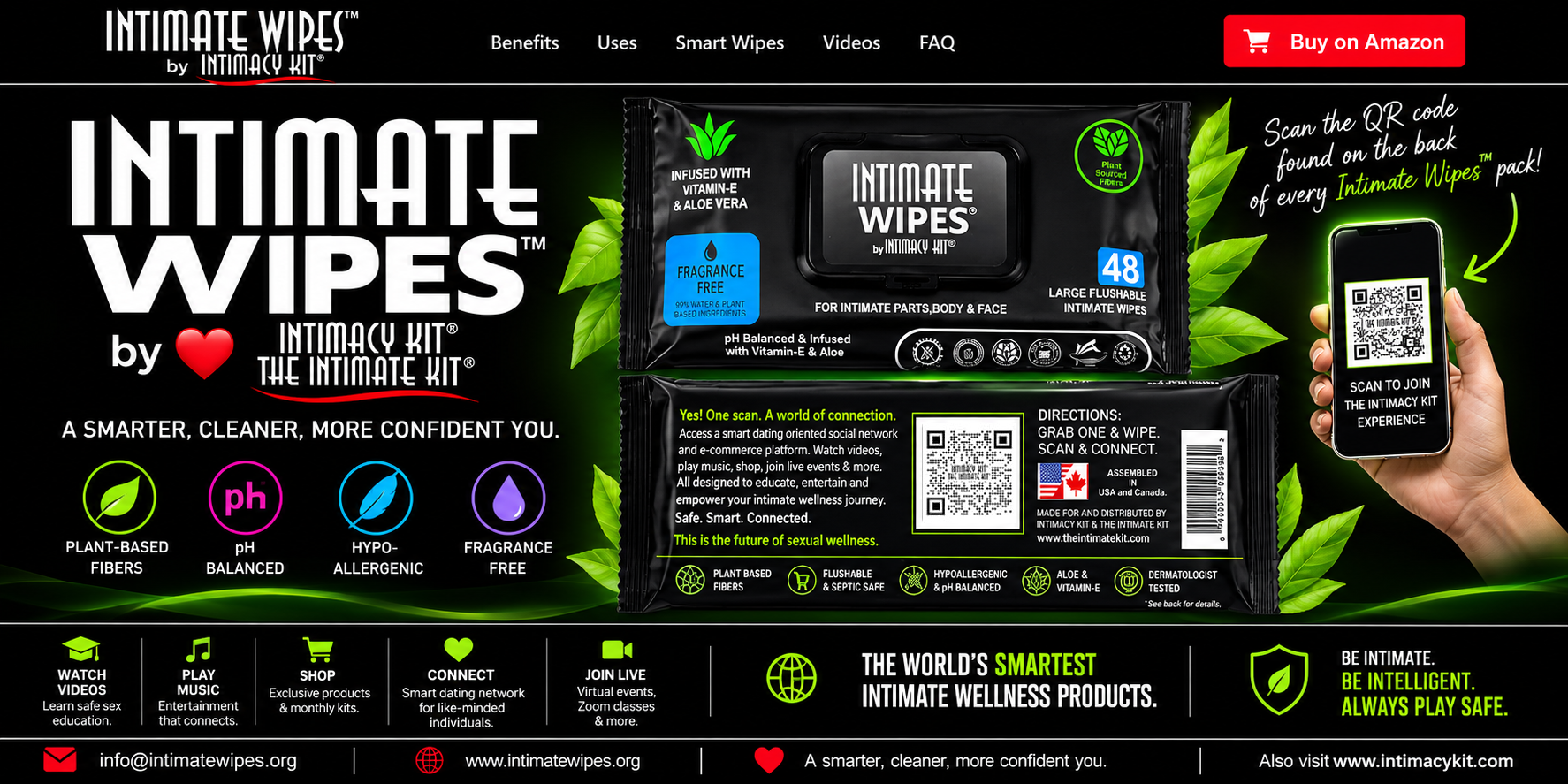 INTIMATE WIPES™ by INTIMACY KIT® and THE INTIMATE KIT® — IntimateWipes.org